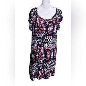 Living Doll Tunic Dress Rayon Spandex Plus Women Size 0X